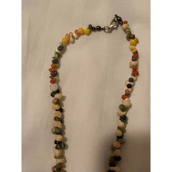 🌸✨Seashell Beaded Flower Necklace - Picture 3 of 5